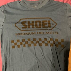 Shoei Premium Helmets blue T-Shirt for Men